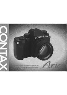 Contax Backs manual. Camera Instructions.